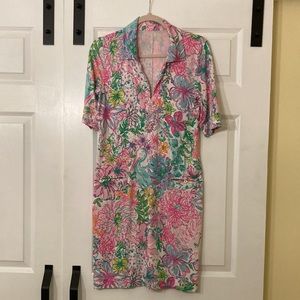 🎀 Lilly Pulitzer Floral Knit Dress Size Small
